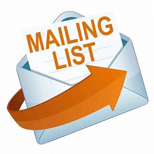 Add Your Name To Our Mailing List