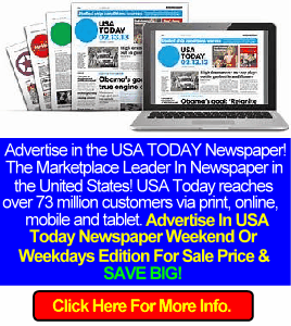 advertise in USA Today Newspaper