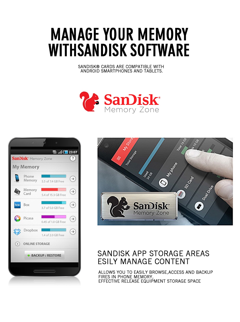 Smarphones Sandisk Ultra Micro SD 128GB 32GB 64GB 16GB Ultra Memory Card