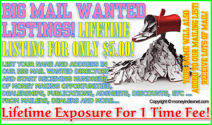 Big Mail Wanted Listings